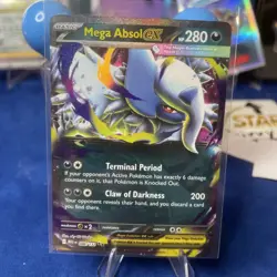 Pokemon Mega Absol EX 086/160 Mega Evolution Ultra Rare NM - Image 1