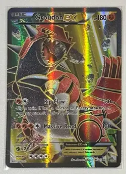 Groudon EX Full Art 150/160 & Kyogre EX Full Art 148/160 XY Primal Clash Pokemon - Image 2