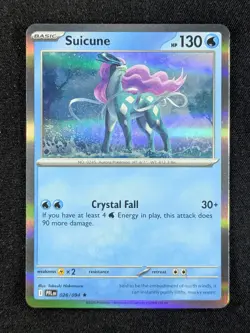 2025 Pokemon SUICUNE #026/094 Phantasmal Flames Rare Holo English - Image 1