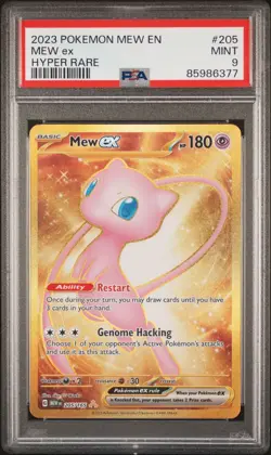 Mew ex #205 PSA 9 MINT - Pokemon Scarlet & Violet-151 - Image 1