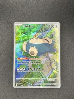 Pokemon: Snorlax SVP 051 Pokemon 151 ETB Black Star Promo Card NM - Image 1