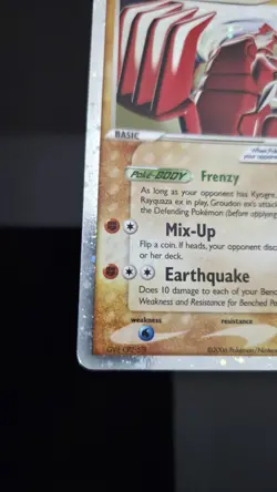 POKEMON GROUDON EX 038 NINTENDO PROMO HOLO BASIC 100HP - Image 4