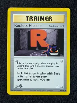 2001 Pokemon ROCKET'S HIDEOUT #63/64 Neo Revelation 1st Edition Uncommon English - Image 1