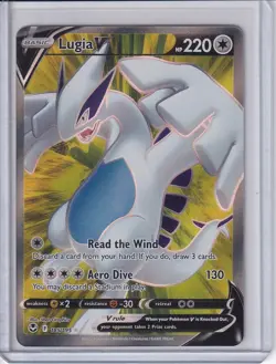 Lugia V (Full Art) Pokemon: Silver Tempest Ultra Rare 185/195 Near Mint - Image 1