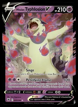 Pokemon TCG SWSH: Sword & Shield Promo Cards #SWSH237 Hisuian Typhlosion V NM - Image 1