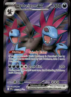 Pokemon TCG SV: White Flare #161/086 Hydreigon ex - Image 1