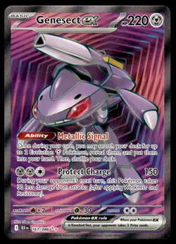 Pokemon TCG SV Black Bolt #161/086 Genesect EX NM - Image 1