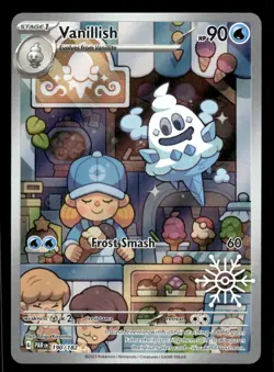 Pokemon TCG Advent Calendar #190/182 Vanillish NM - Image 1
