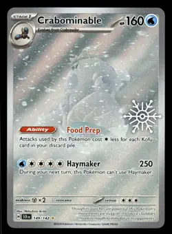 Pokemon TCG Advent Calendar #149/142 Crabominable - Image 1