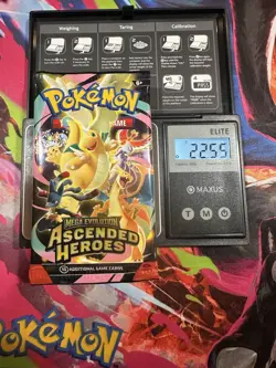 22.55g HEAVY -Pokemon Ascended Heroes Booster Pack -Possible GODU - Image 1