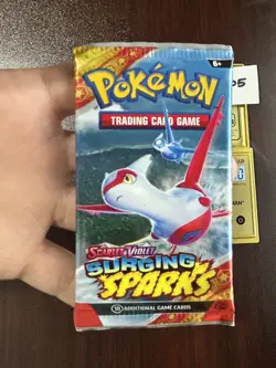 VERY HEAVY! BIG HITUUU22.24g Surging Sparks Pokemon TCG Booster (SEALED) - Image 2