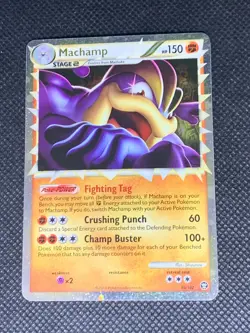 Machamp PRIME 95/102 - Triumphant Pokemon Card - NM - Image 1