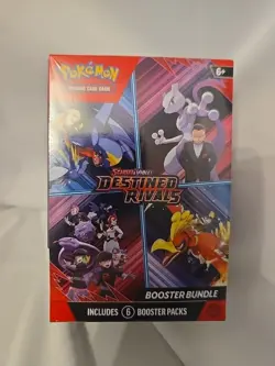 Pokemon TCG Scarlet & Violet: Destined Rivals Booster Bundle – 6 Booster Packs - Image 1