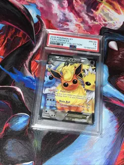 2016 POKEMON GENERATIONS RADIANT COLLECTION FLAREON EX #RC28 PSA 5 EX #122724558 - Image 1
