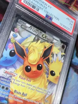 2016 POKEMON GENERATIONS RADIANT COLLECTION FLAREON EX #RC28 PSA 5 EX #122724558 - Image 5