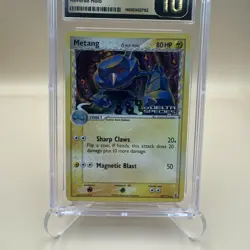 2005 Pokemon EX Delta Species Metang Reverse Holo Stamped 49/113 CGC 10 Pristine - Image 3