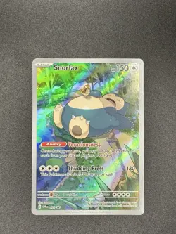 Pokemon: Snorlax SVP 051 Pokemon 151 ETB Black Star Promo Card NM - Image 1