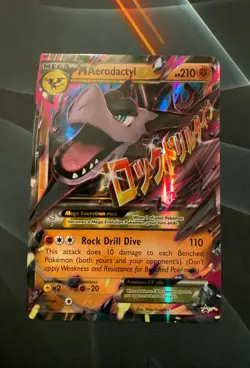 Jumbo Pokemon cards Aerodactyl EX - Image 1
