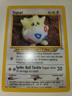 Togepi Uncommon 56/105 Pokemon Neo Destiny LP to NM - Image 1