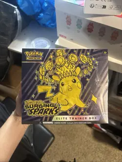 Pokemon TCG Scarlet & Violet Surging Sparks Elite Trainer Box ETB - NEW - Seal - Image 1
