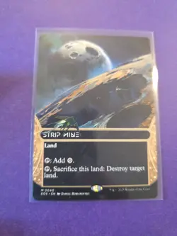 MTG Strip Mine Borderless Edge Of Eternities: Stellar Sights - Image 2