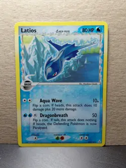 2006 Pokemon EX Holon Phantoms Latios Delta Species 22/110 Reverse Holo Rare LP - Image 2