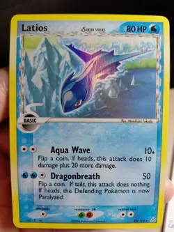 2006 Pokemon EX Holon Phantoms Latios Delta Species 22/110 Reverse Holo Rare LP - Image 4