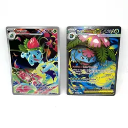 Pokemon Venusaur Evolution Line Ivysaur Mega Venusaur EX 134/132 155/132 - Image 1