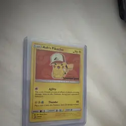 The Pokemon Company Ash's Pikachu Sun & Moon SM109 Promo 70 HP Electric Card - Image 1