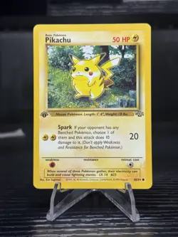 Pokemon Card - Pikachu Jungle 60/64 1st Edition - LP - Image 1