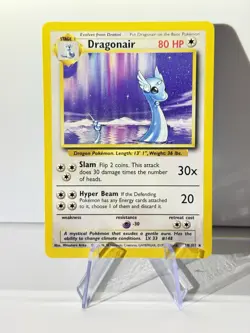 Dragonair 18/102 Non-Holo Pokemon Base Set English Lightly Played LP #1 - Image 1