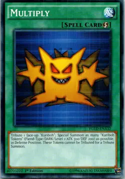 Multiply (A) YGLD-ENA32 Yugioh 1st Edition Lightly played - Image 1