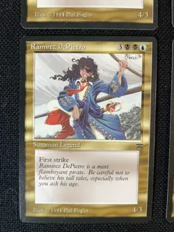 4X MTG Ramirez DePietro NM+ Unplayed English Legends Magic the Gathering - Image 2