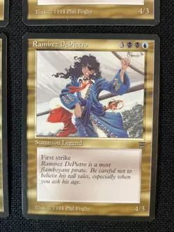 4X MTG Ramirez DePietro NM+ Unplayed English Legends Magic the Gathering - Image 3