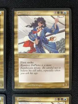 4X MTG Ramirez DePietro NM+ Unplayed English Legends Magic the Gathering - Image 4