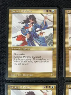 4X MTG Ramirez DePietro NM+ Unplayed English Legends Magic the Gathering - Image 5