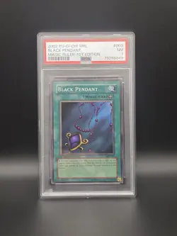 Yu-Gi-Oh! TCG: Black Pendant MRL-003, Super Rare, 1st Edition, PSA 7 - Image 1
