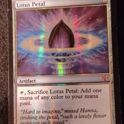 Magic: The Gathering Lotus Petal Foil Artifact Card by Wizards of the Coast - Image 1
