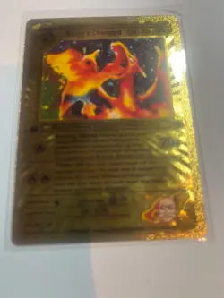 Blaine’s Charizard Gold Foil 100hp NM Fan Art Display Card Flame Jet - Image 3