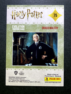 Draco Lucius Malfoy Harry Potter Evolution TCG Cards English Italy Panini #75 - Image 4