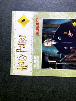 Draco Lucius Malfoy Harry Potter Evolution TCG Cards English Italy Panini #75 - Image 5