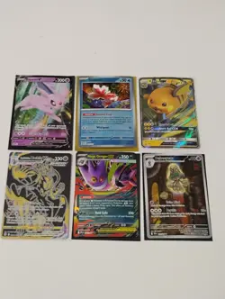 Pokemon Illustration Rare-Secret Rare-Raichu GX-Promo-Full Art Holo Card Lot - Image 1