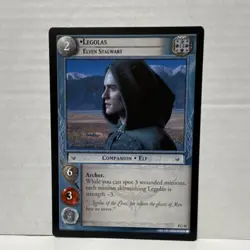 Decipher Legolas, Elven Stalwart Companion The Lord of the Rings TCG Card 8C10 - Image 1