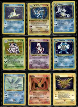 Vtg Pokemon Card Collection Lot Base Set 1st Edition Promo Binder Holos WOTC - Image 1