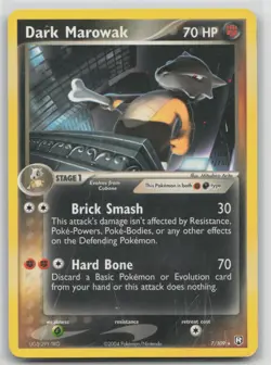 Pokemon Card - Dark Marowak Team Rocket Returns 7/109 Rare Non-Holo 7/109 - Image 1