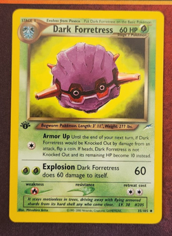 Pokemon Card - Dark Forretress Neo Destiny 35/105 Uncommon 1st Edition - Image 1