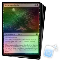 FOIL NECROSYNTHESIS X4 Innistrad: Midnight Hunt MID Magic MTG MINT CARD - Image 1
