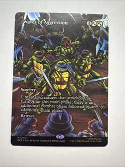 Waves of Aggression (Borderless) Teenage Mutant Ninja Turtles Source Material... - Image 1