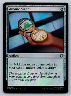 MTG Arcane Signet 0057 Pulse Foil TMNT TMC EN 2026 Uncommon - Image 1