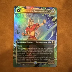 Aang, at the Crossroads (Borderless) Avatar: The Last Airbender Foil - Image 1
